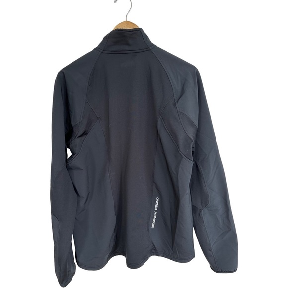 Under Armour Cold Gear Full Zip Drop Tail Jacket Size Large - Picture 8 of 12